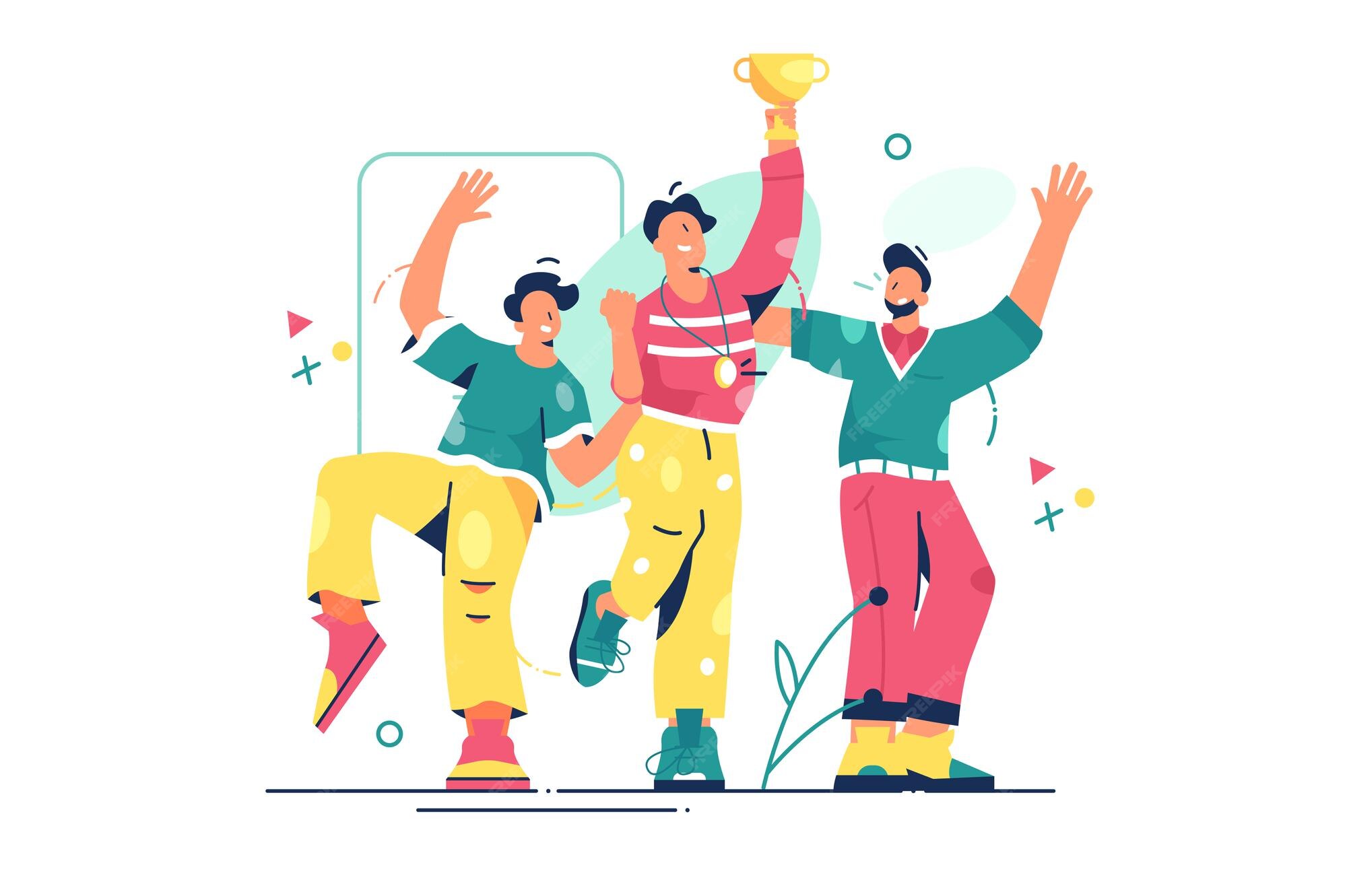 griupo de personas felices